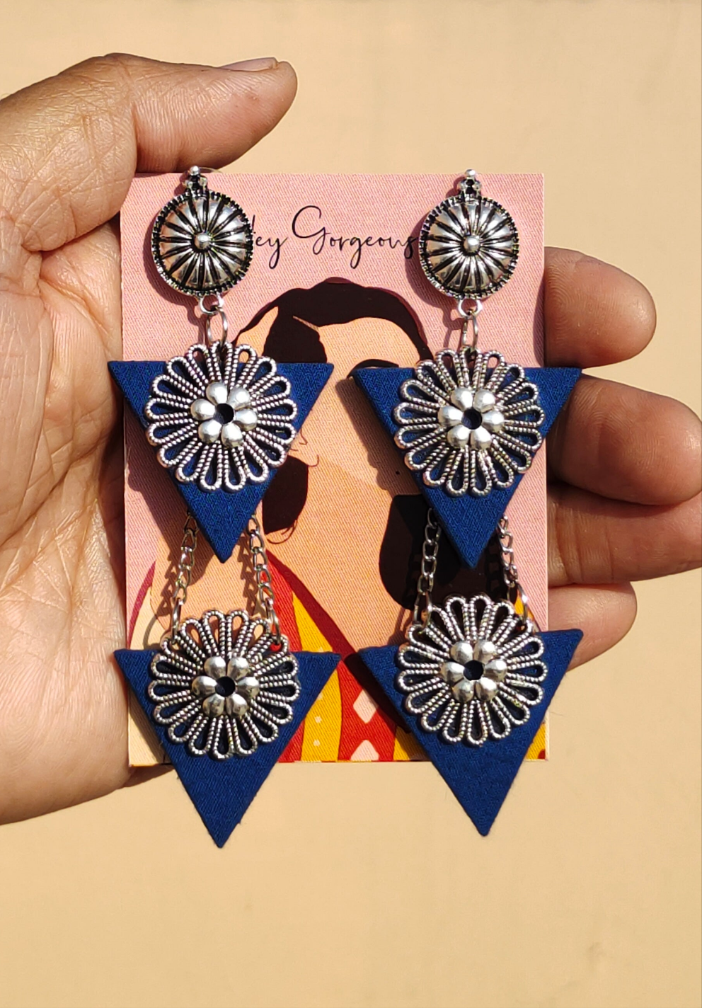 Double Triangle Earring