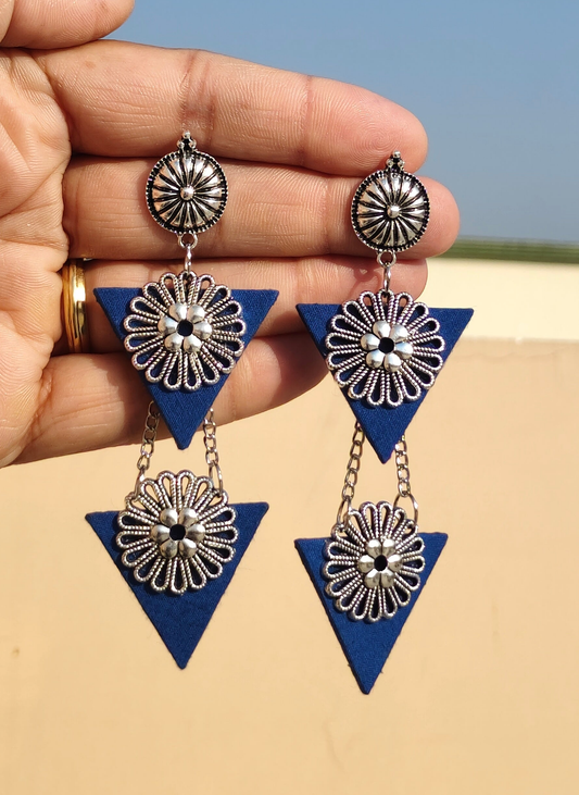 Double Triangle Earring