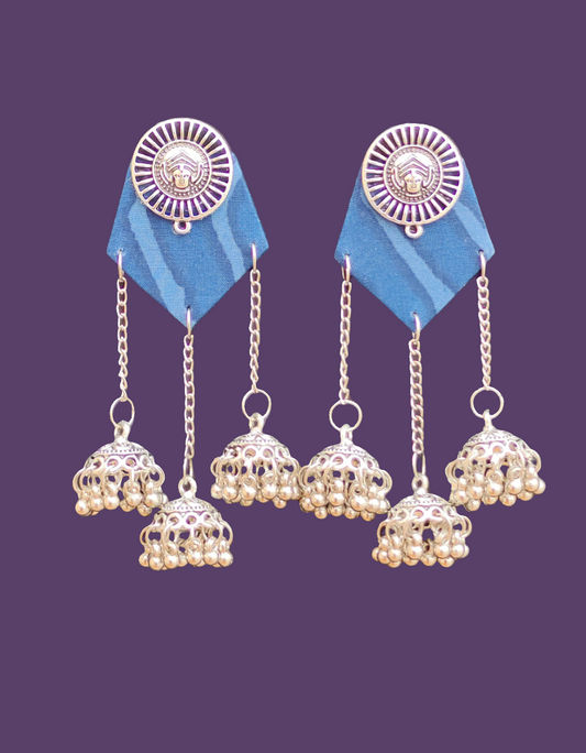 Three Jhumka Earring