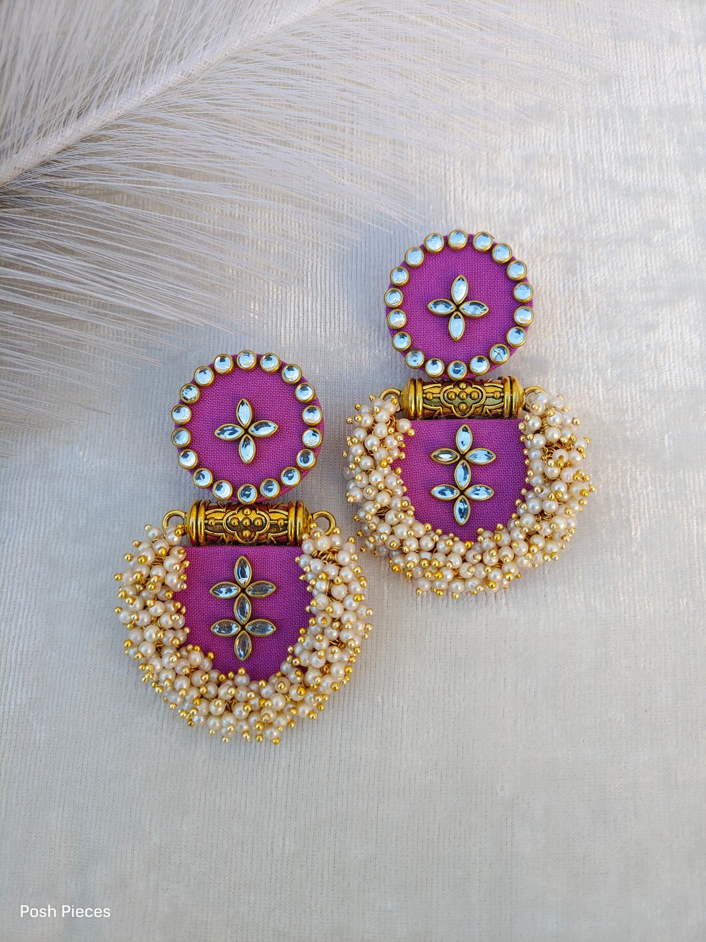 Round Connected Lorial Earring