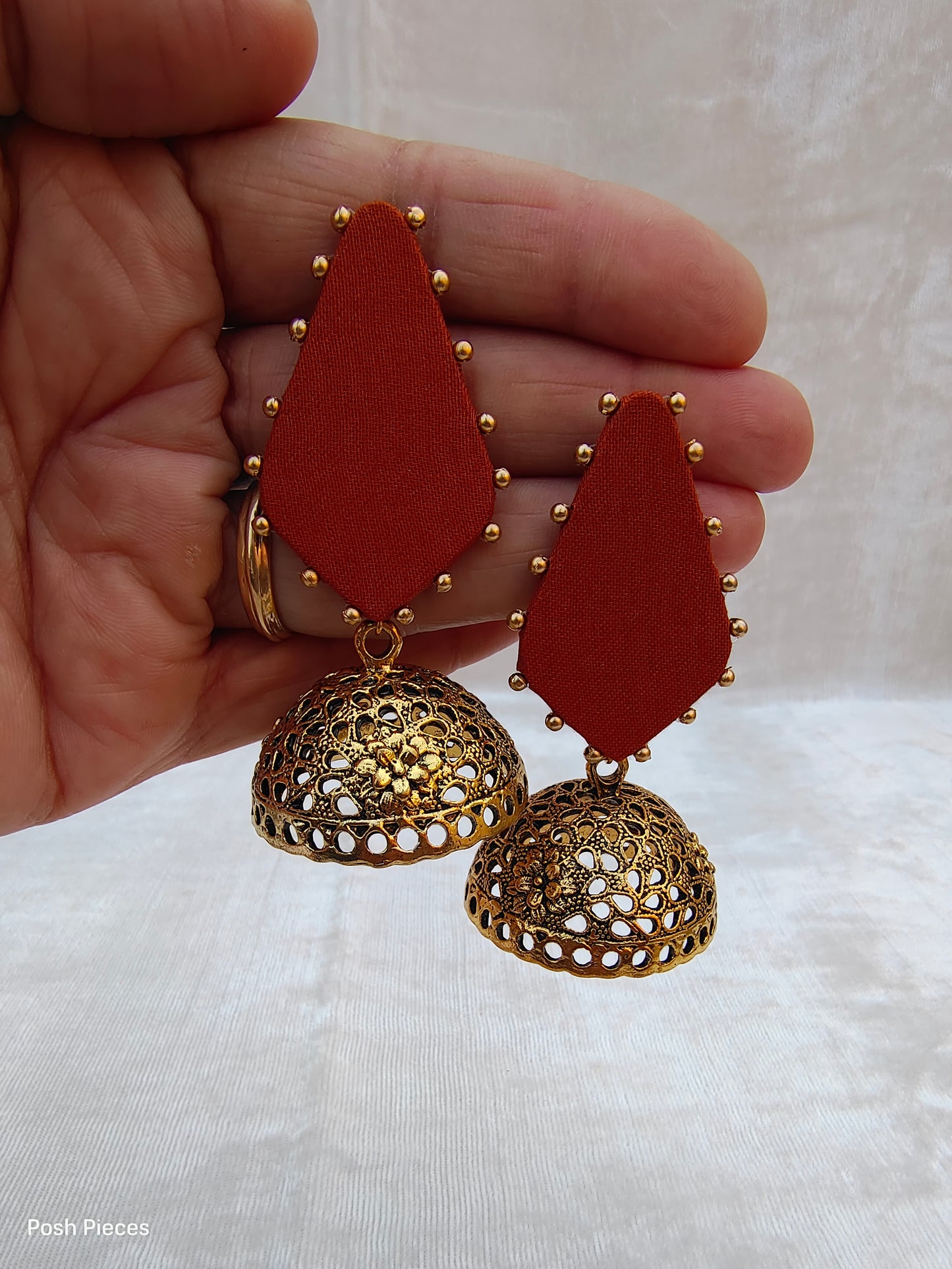 Diamond Big Jhumka Earring