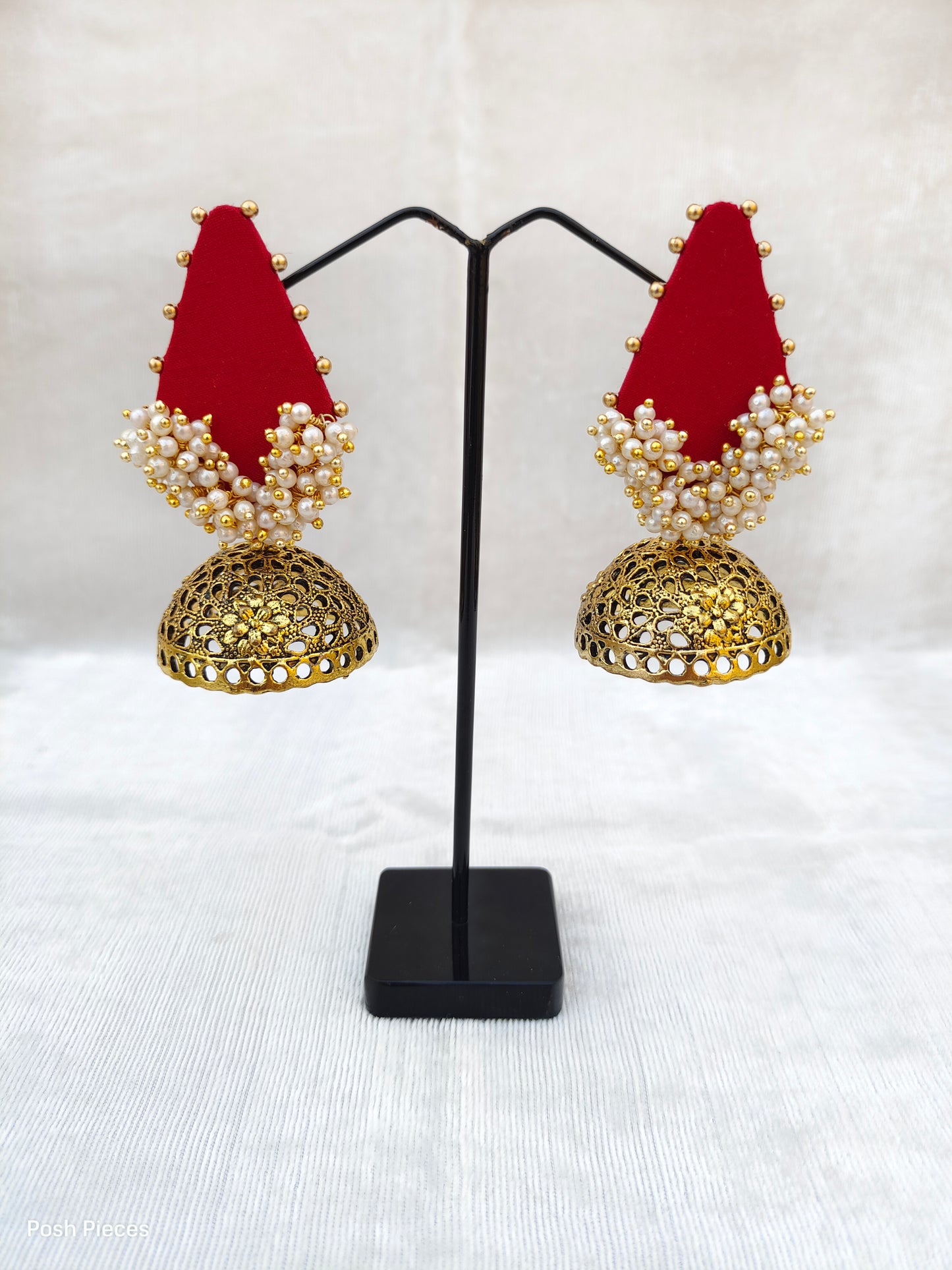 Diamond Lorial Big Jhumka Earring