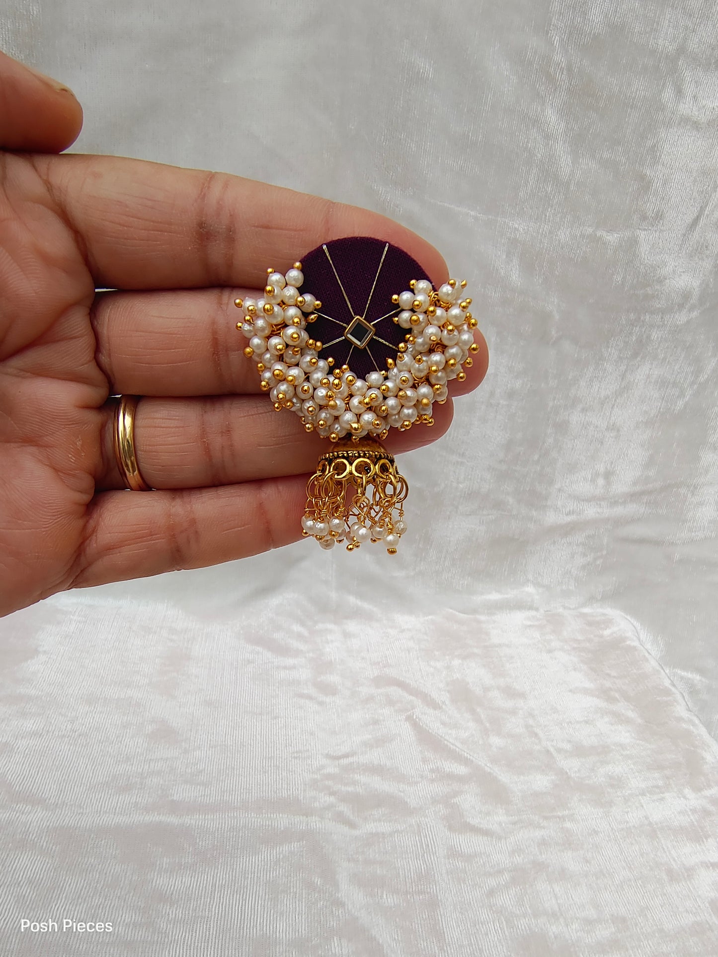 Round Lorial Small Jhumka Earring