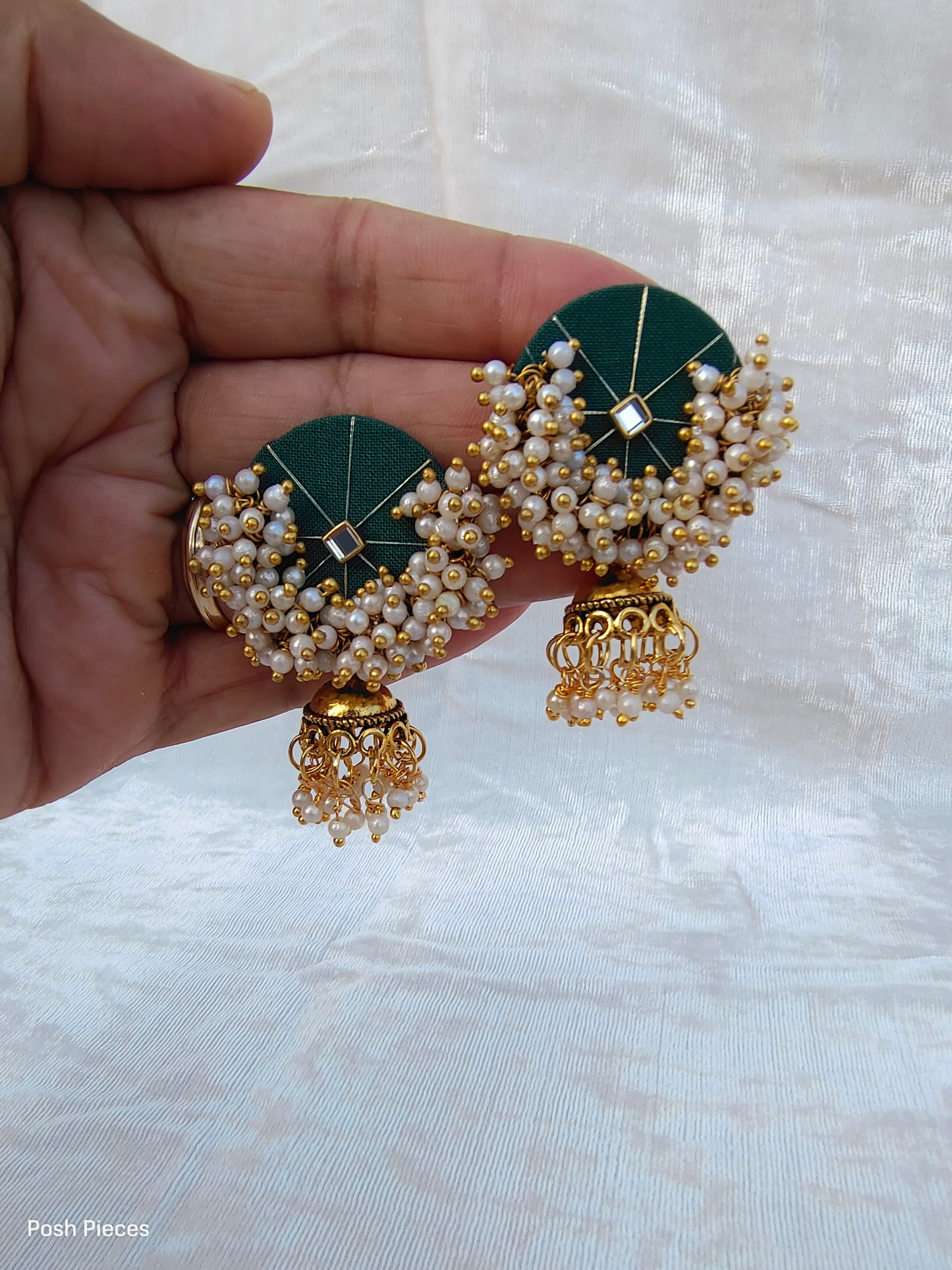 Round Lorial Small Jhumka Earring