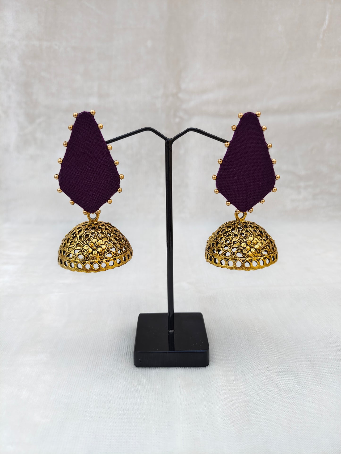 Diamond Big Jhumka Earring