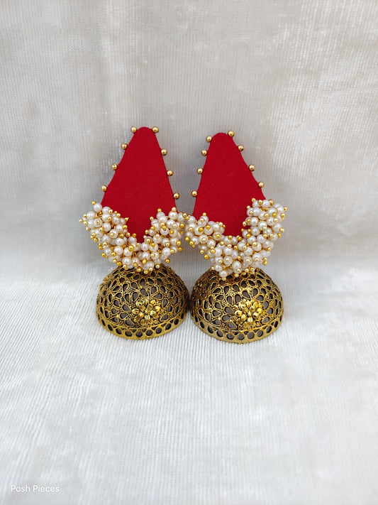 Diamond Lorial Big Jhumka Earring