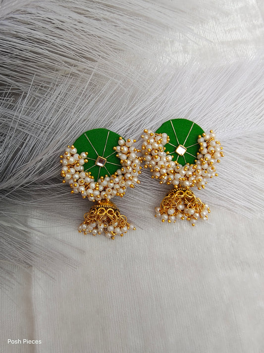 Round Lorial Small Jhumka Earring