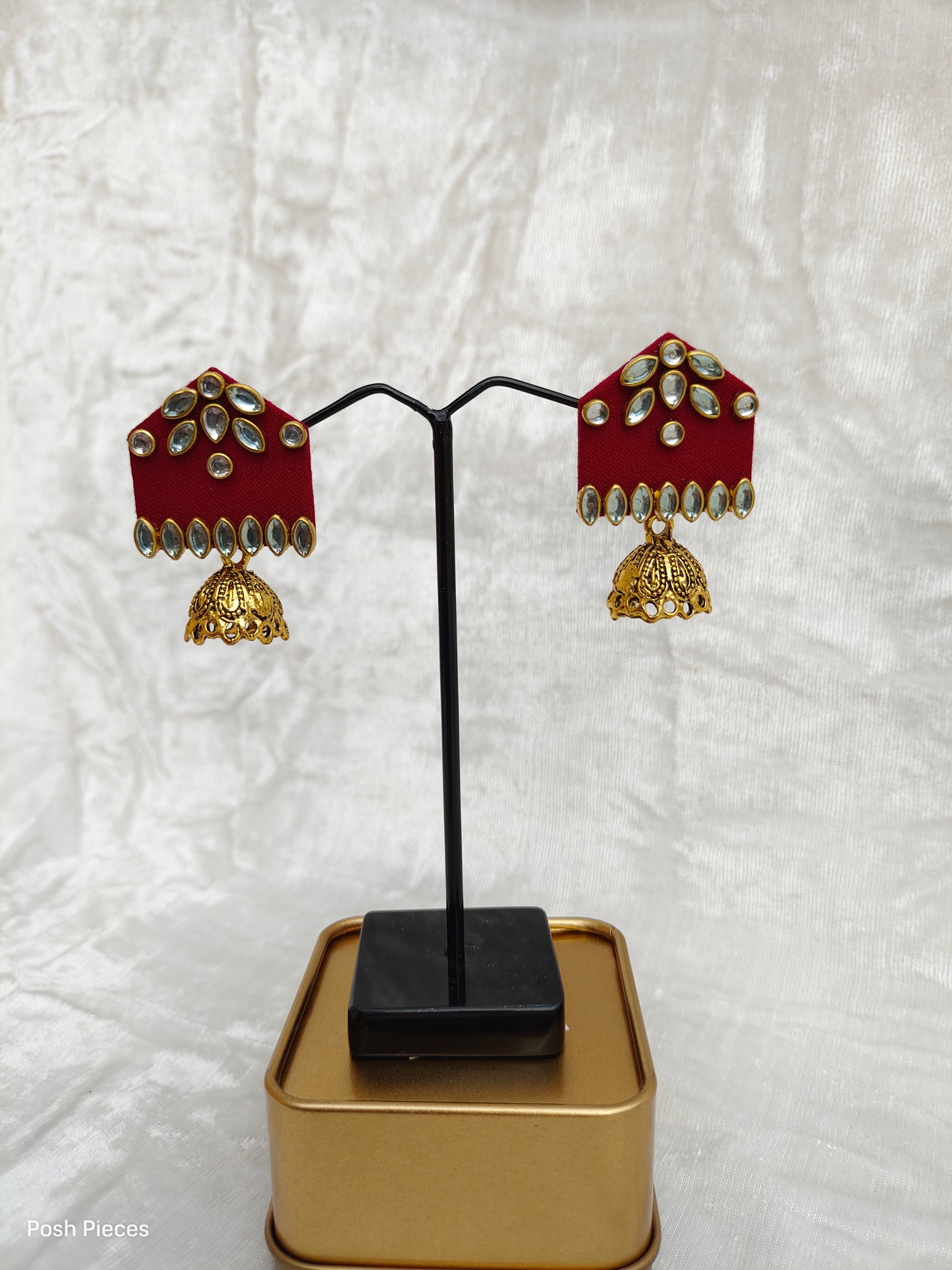 Hut Kundan Jhumka Earring