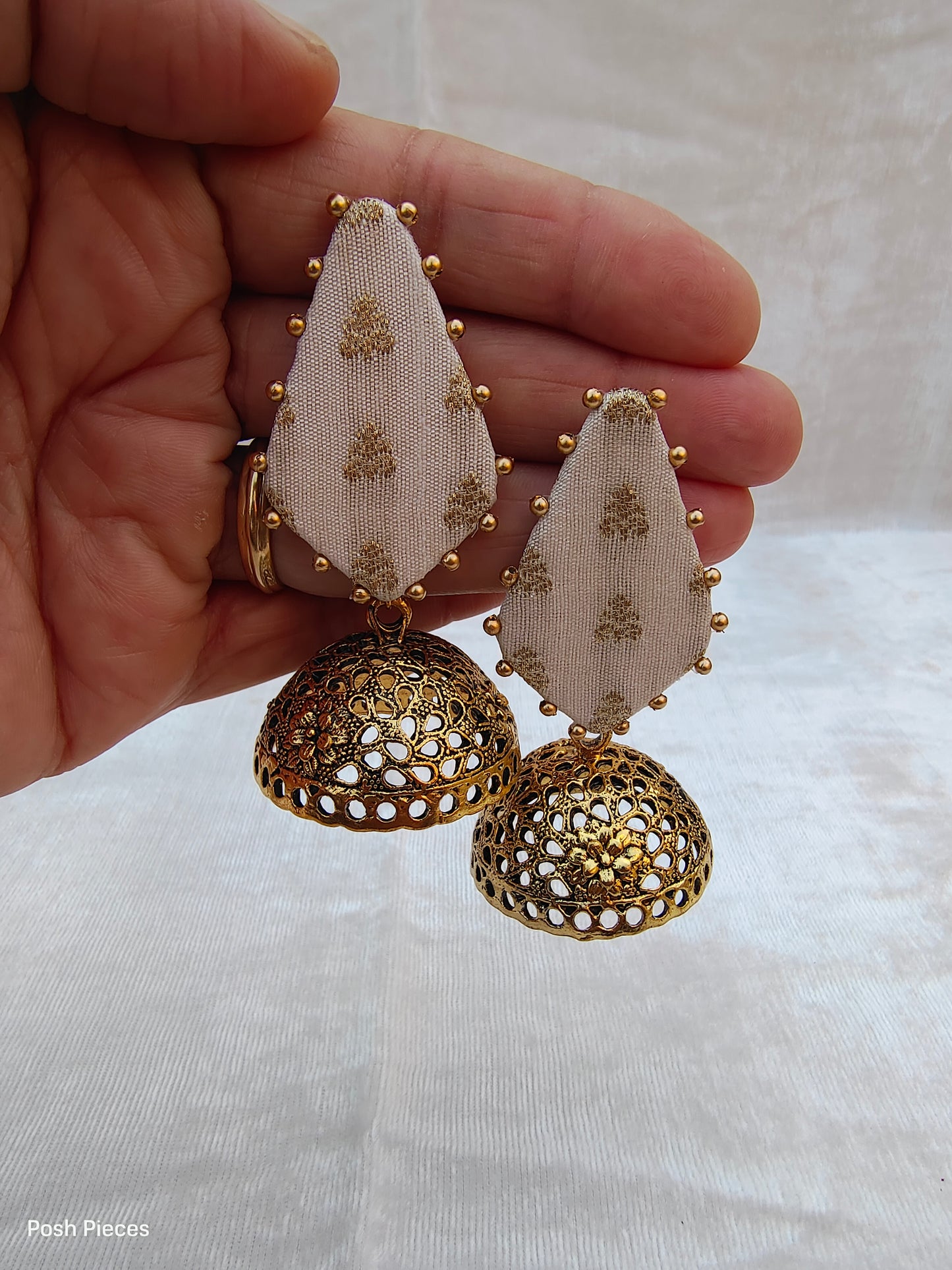 Diamond Big Jhumka Earring