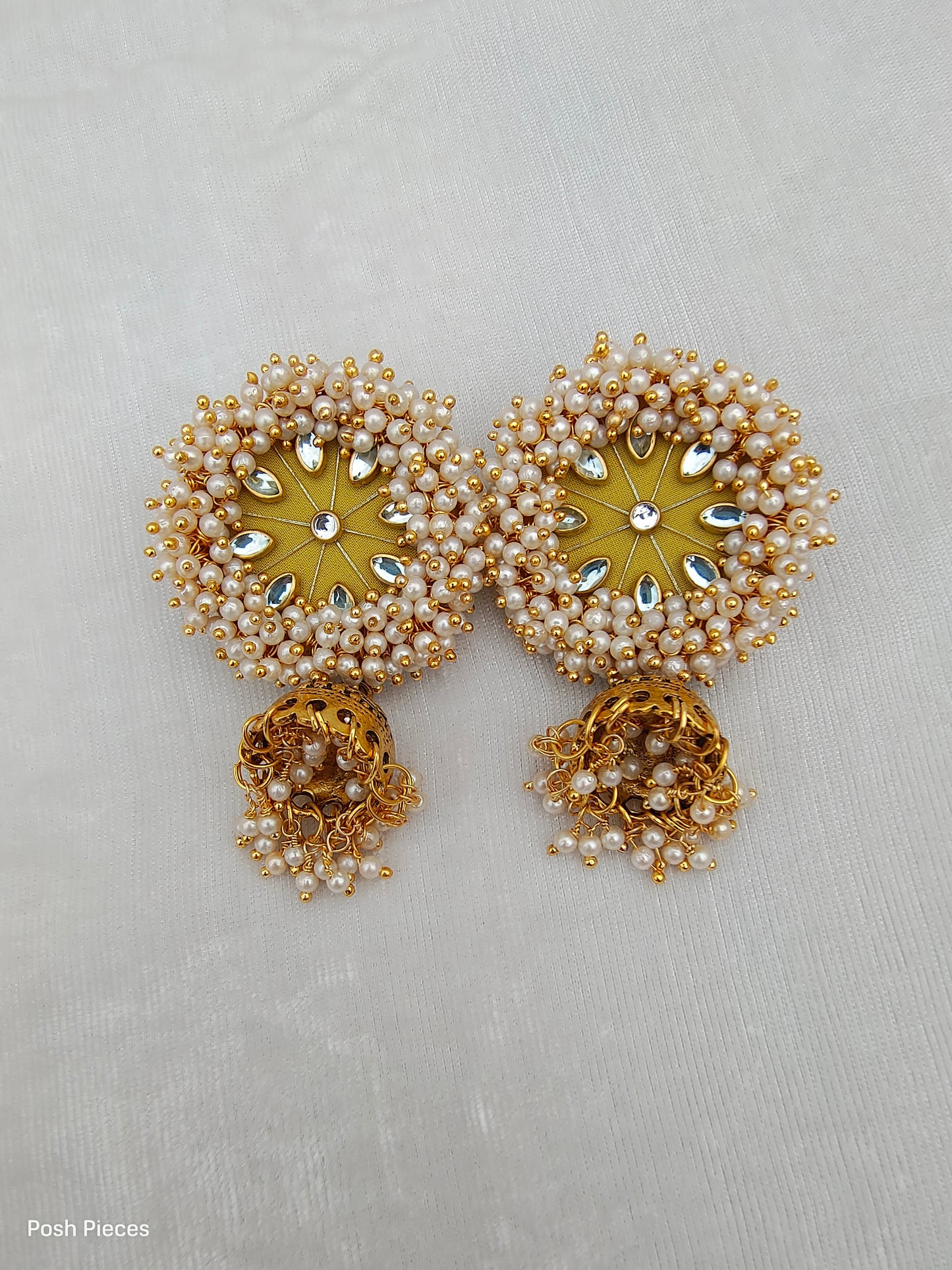 Round Lorial Big Jhumka Earring