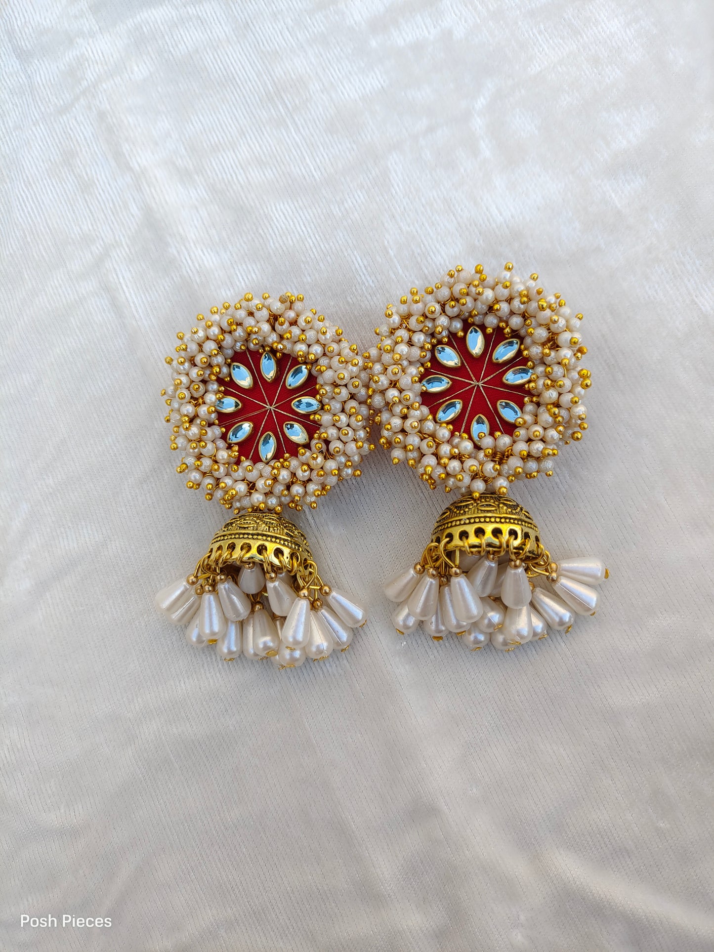 Round Lorial Big Jhumka Earring