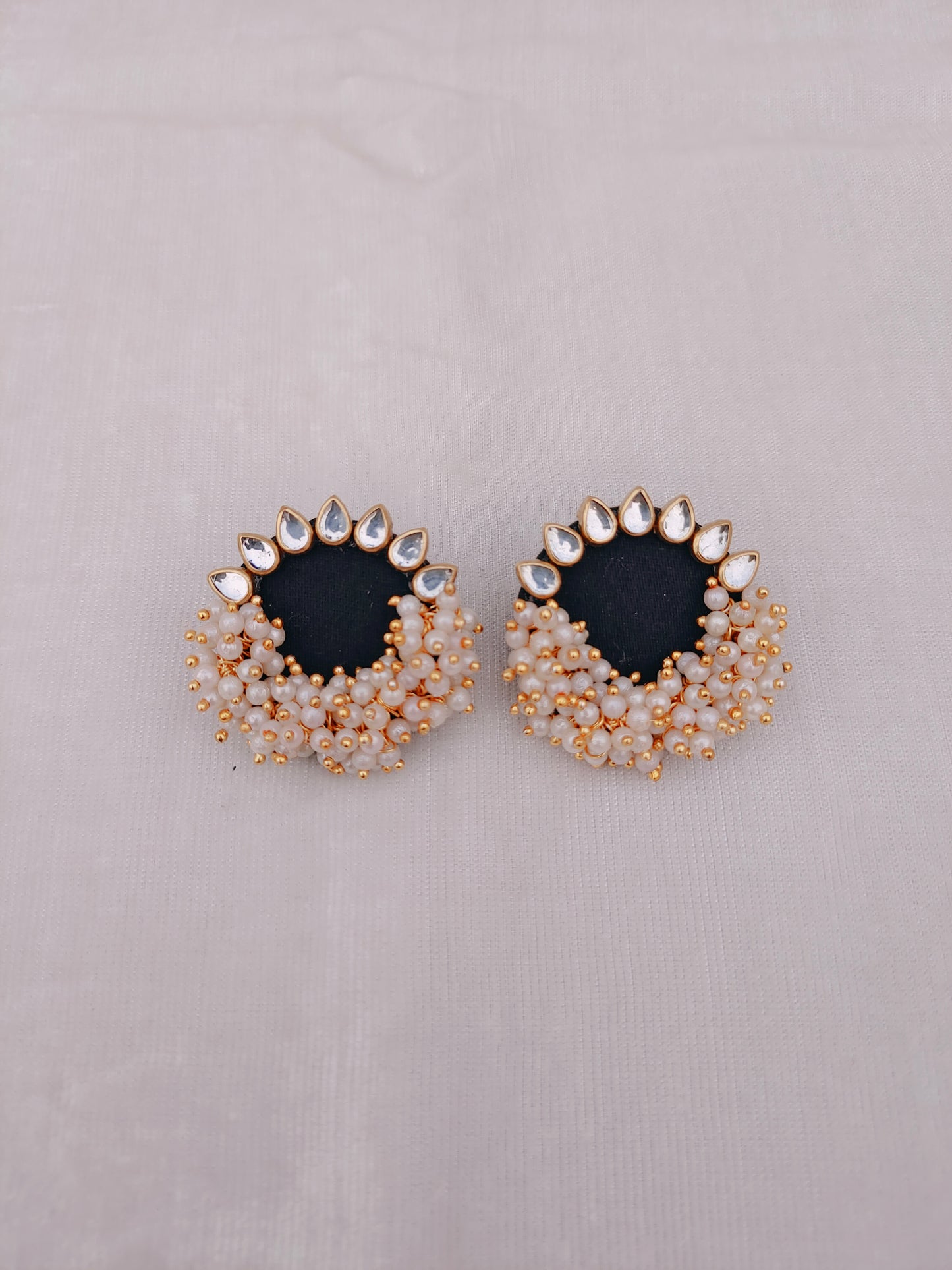 Round Plain Stud Earring