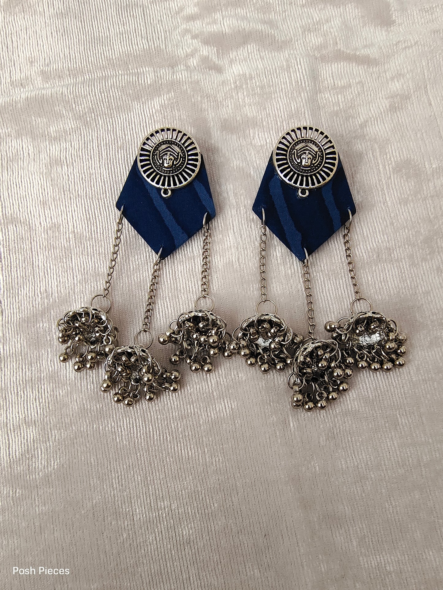 Three Jhumka Earring