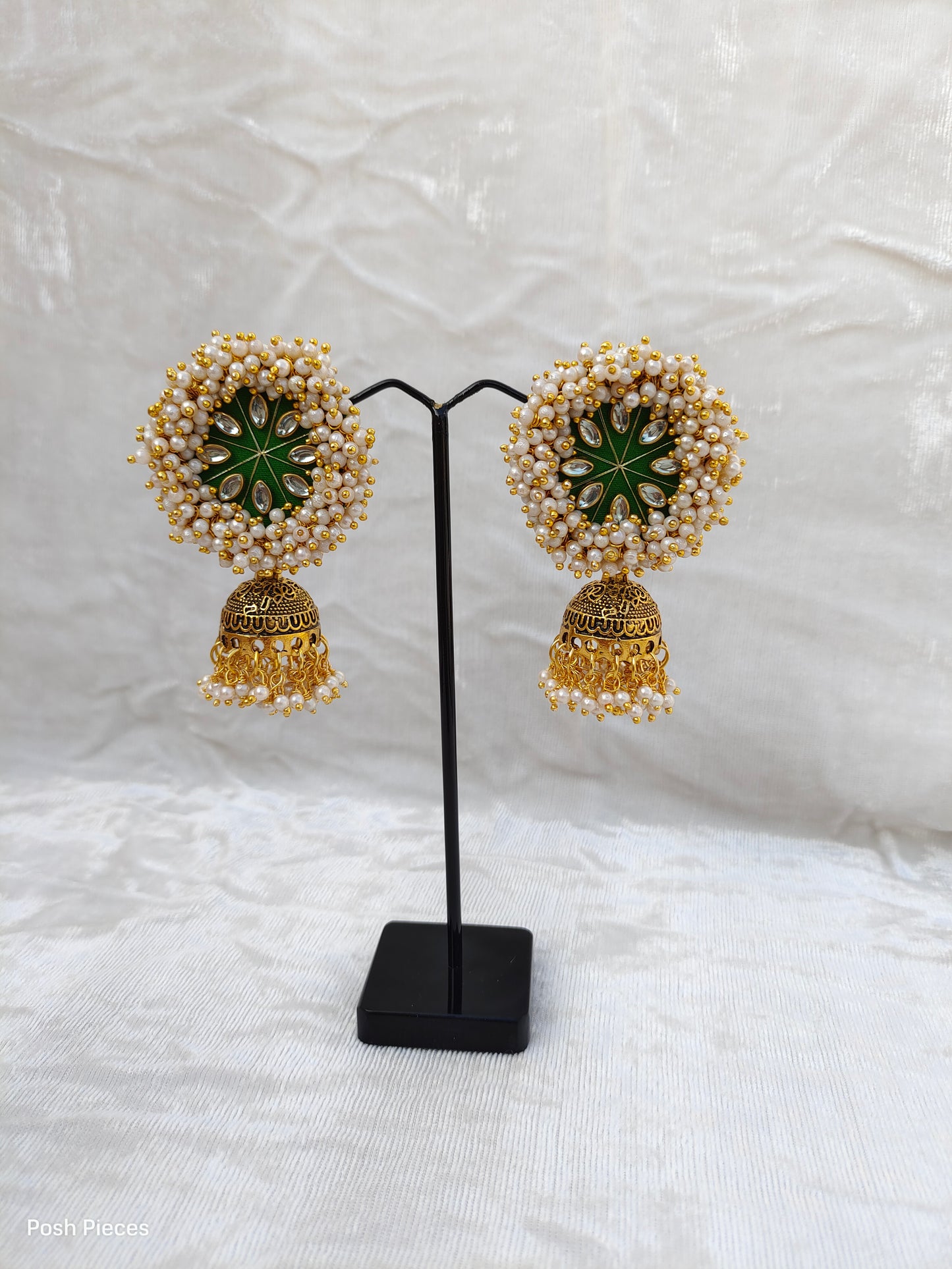 Round Lorial Big Jhumka Earring