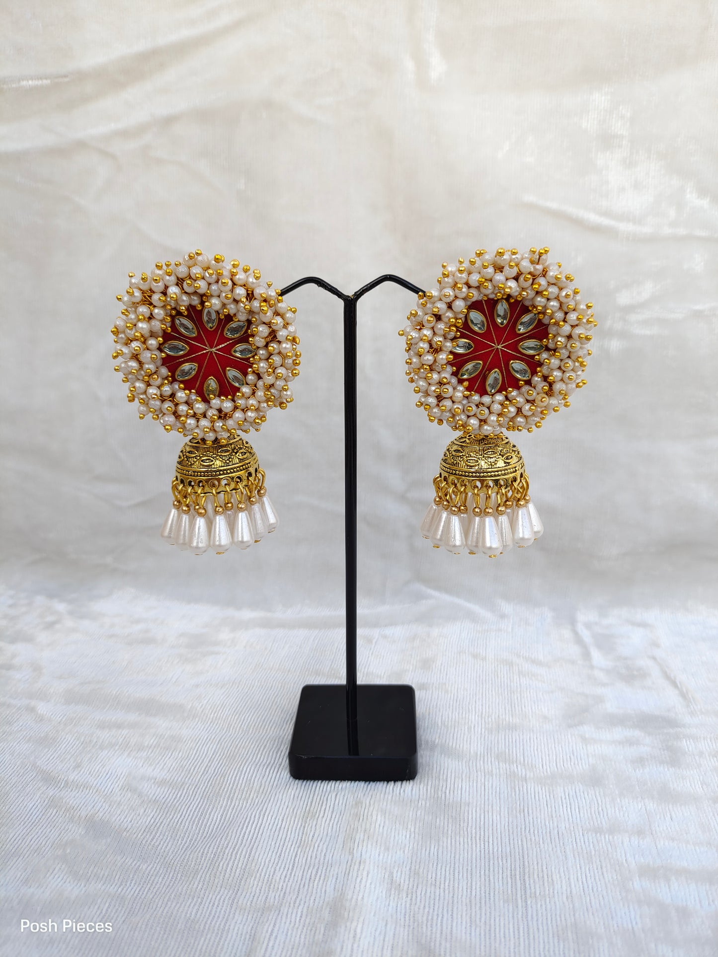 Round Lorial Big Jhumka Earring