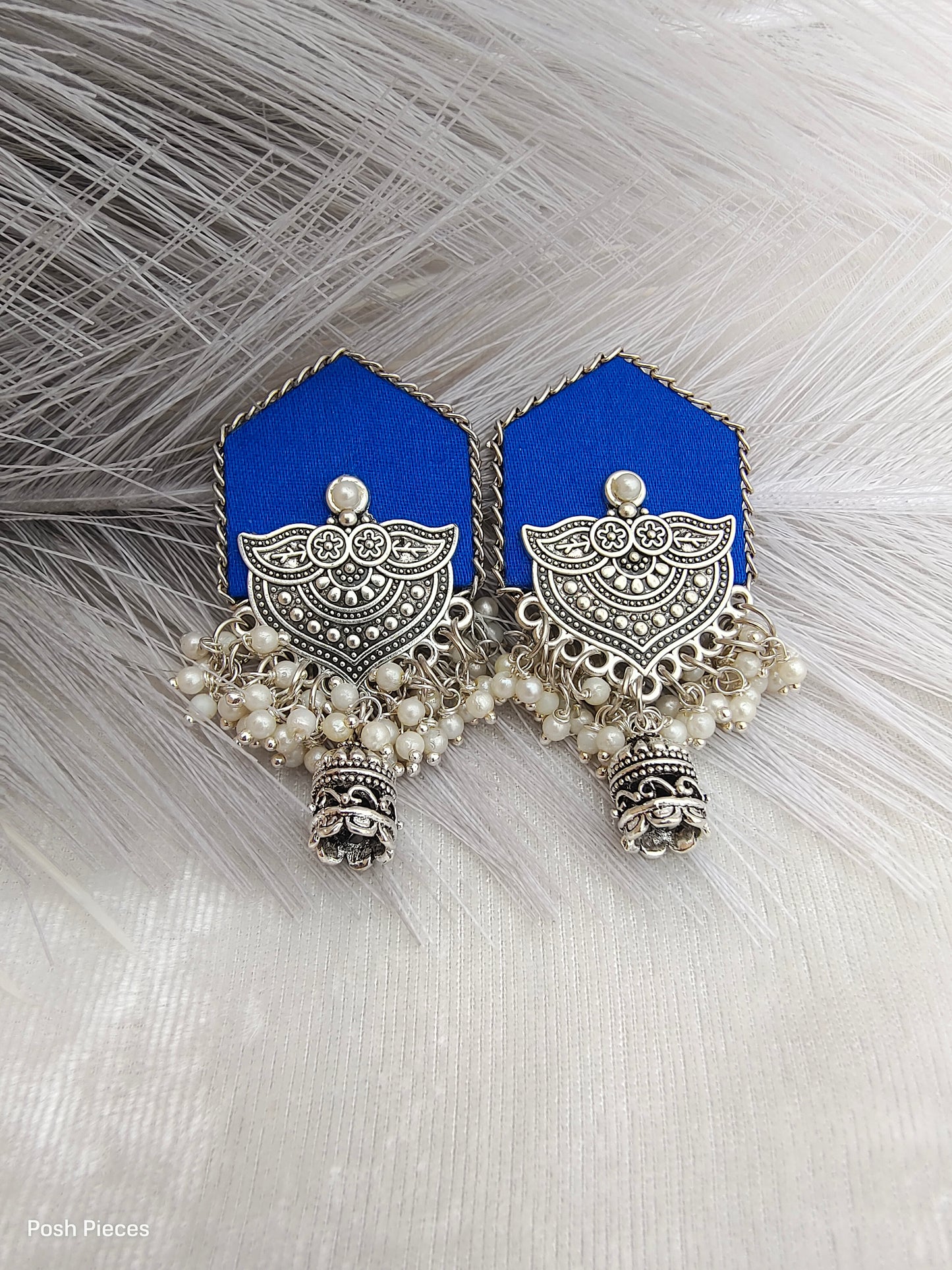 Metallic Hut Dangle Earring