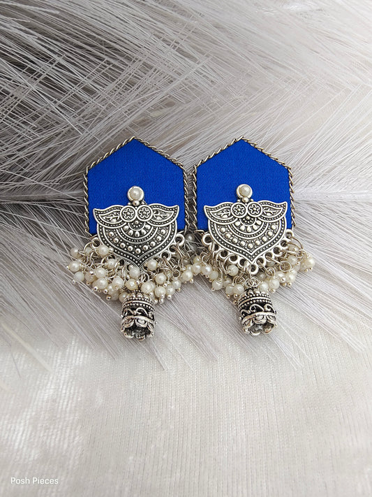 Metallic Hut Dangle Earring