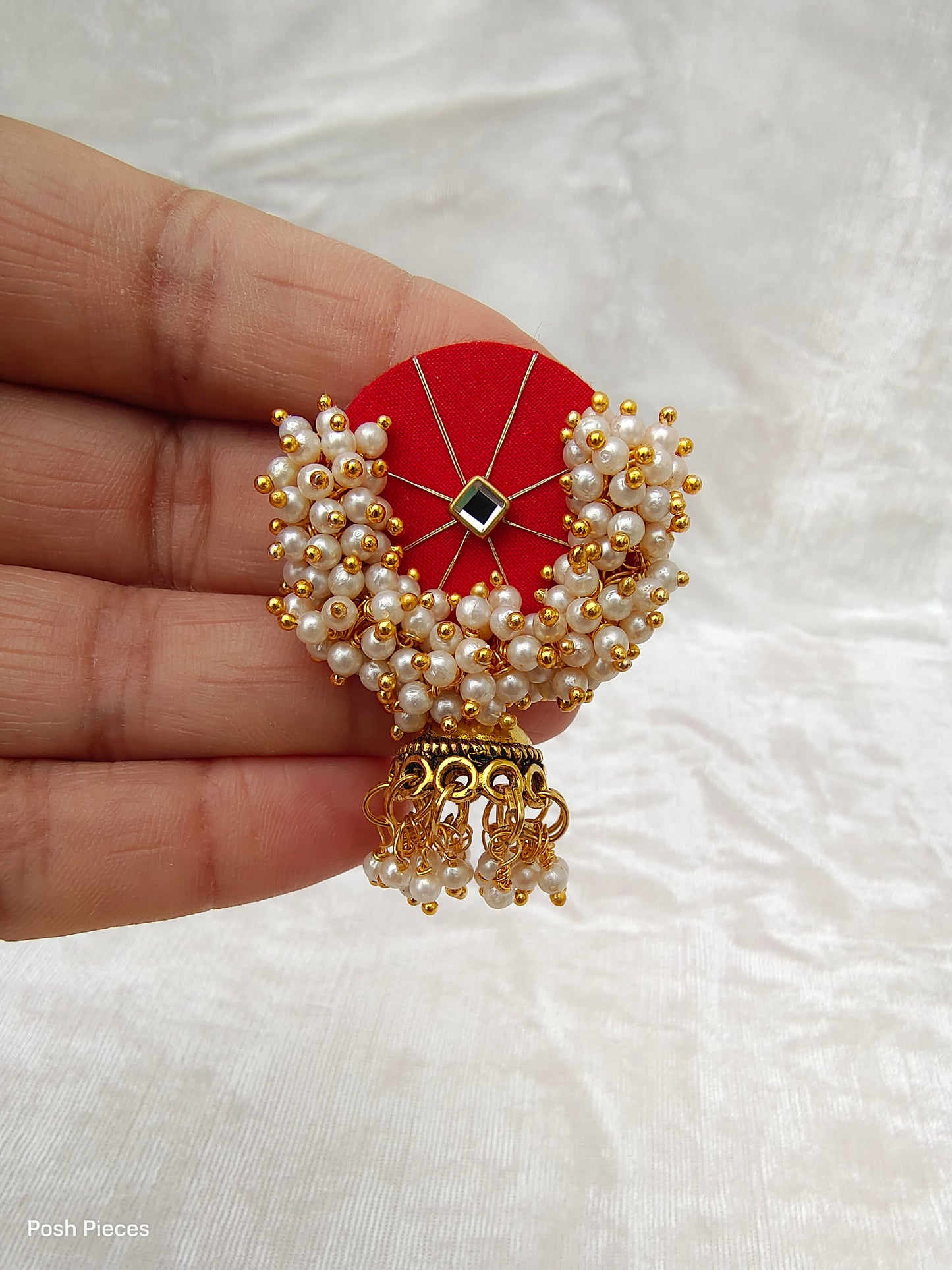 Round Lorial Small Jhumka Earring