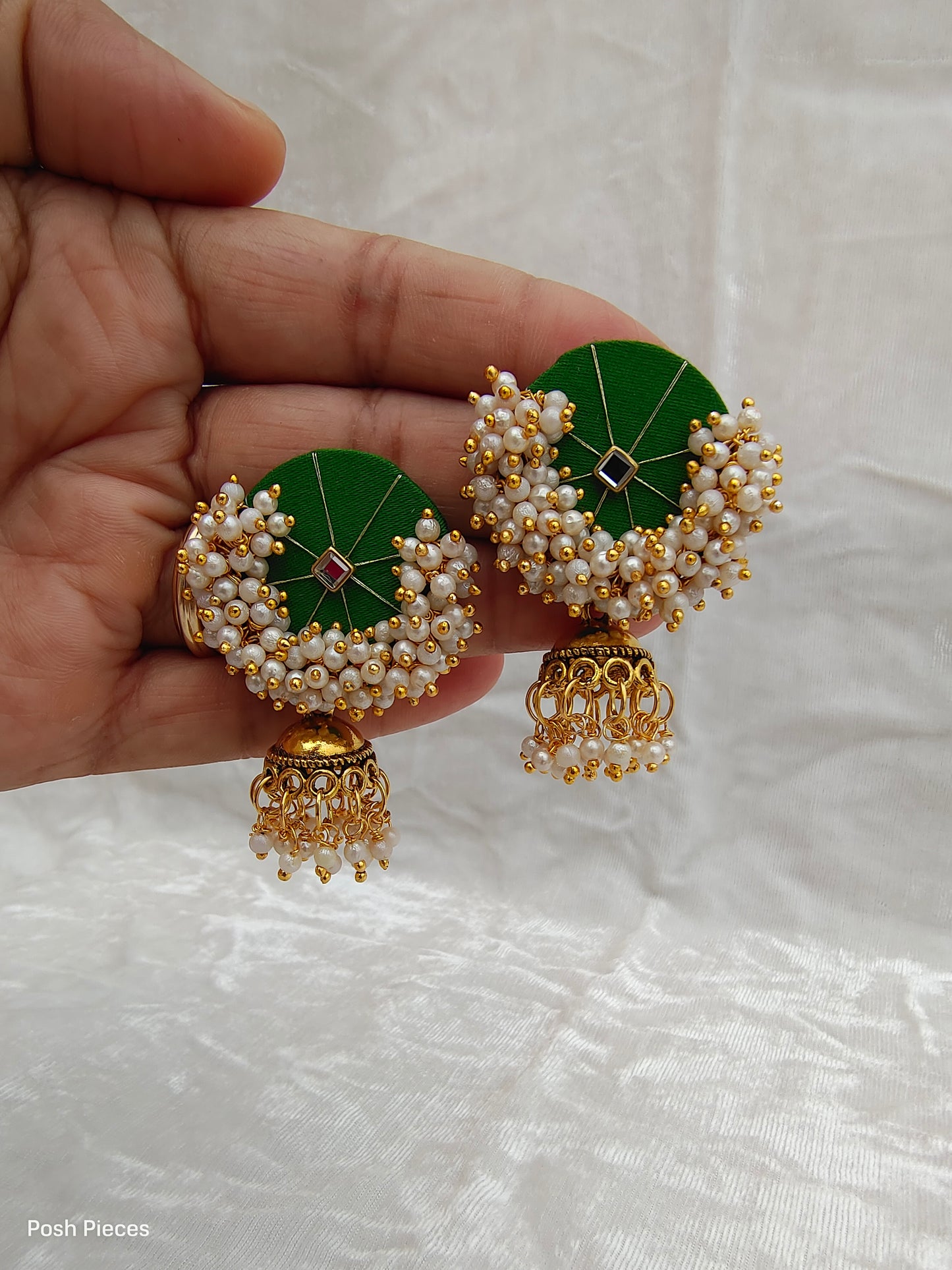 Round Lorial Small Jhumka Earring