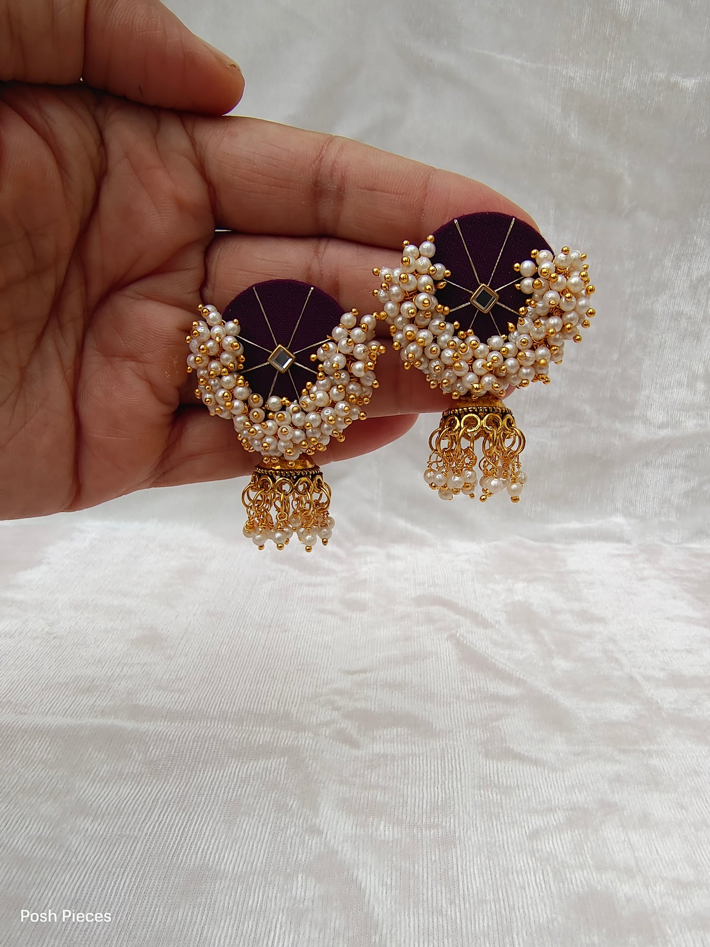 Round Lorial Small Jhumka Earring